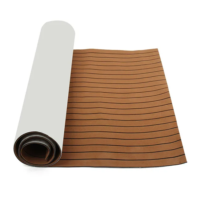 High Quality Durable 3M Glue EVA Teak Decking Sheet Marine Boat Flooring Carpet for Waterproof Bolsters