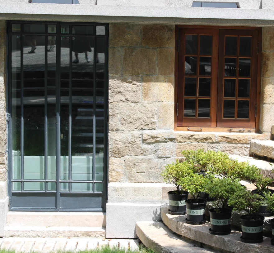 High-Performance Aluminum French Windows New Product Living Room Outdoor Stainless Steel Louver Curtains Horizontal