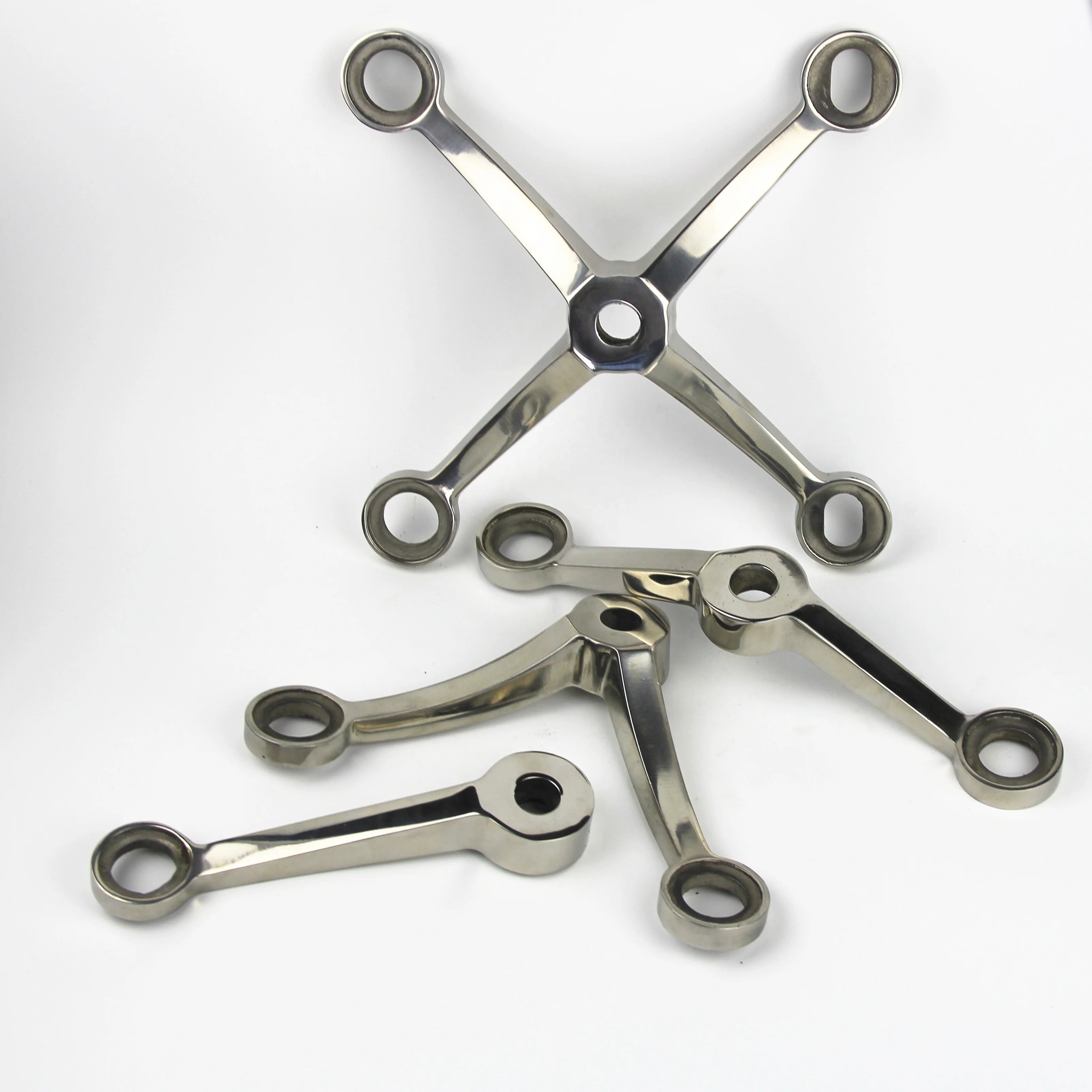 Special Design Can Be Customized Glass Spiders Stainless Steel Spider Wall