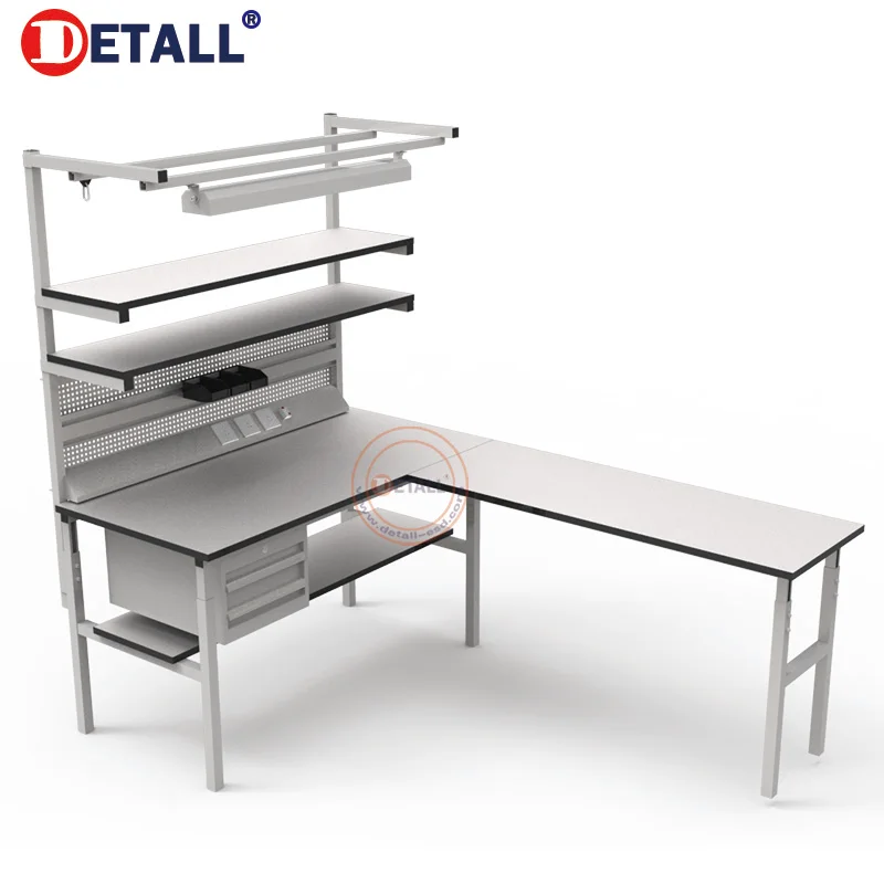 Рабочий стол Detall lab с деревянным столом для инженерной лаборатории
