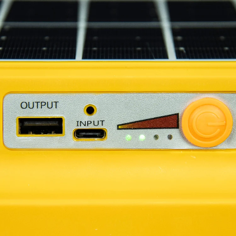 Solar Powered 1000 Watt Tri-color Flat LED Flood Lights With Hanging Hook USB Rechargeable Work Light With Power Bank