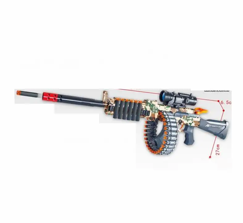 2022 Hot Sale Gun Soft Bullet Gun DIY Assembled Toy Children Plastic Toy Air Gun Weapons