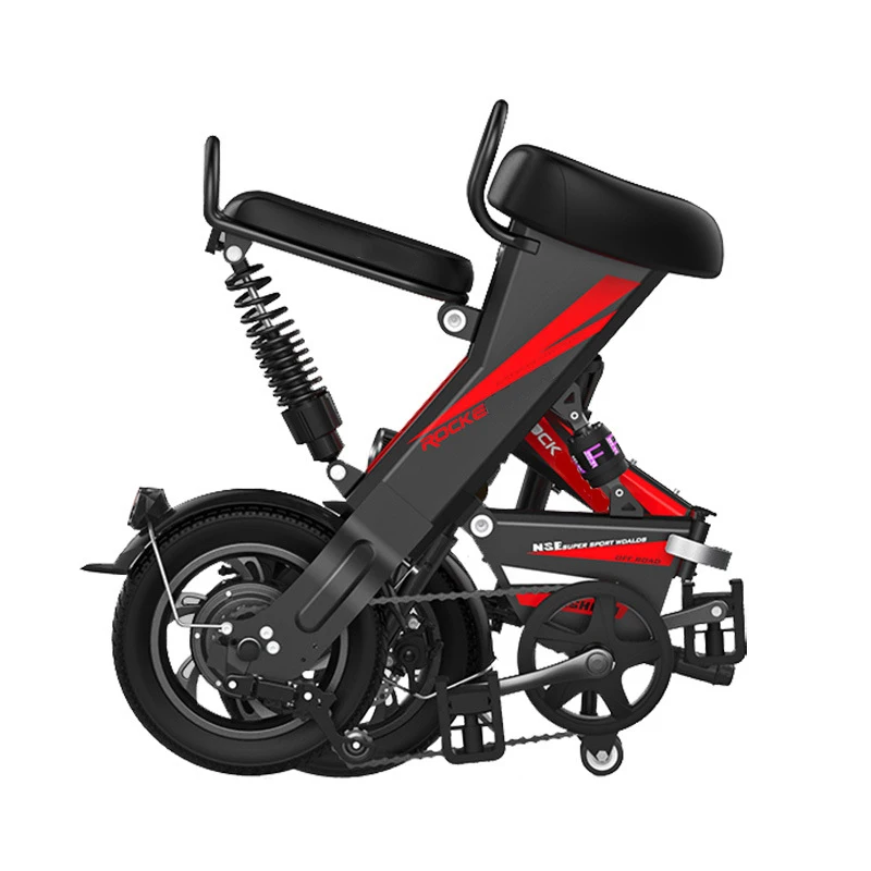2023 New Style Mini Two Seat Folding Electric Bike Lithium Battery Generation Driving