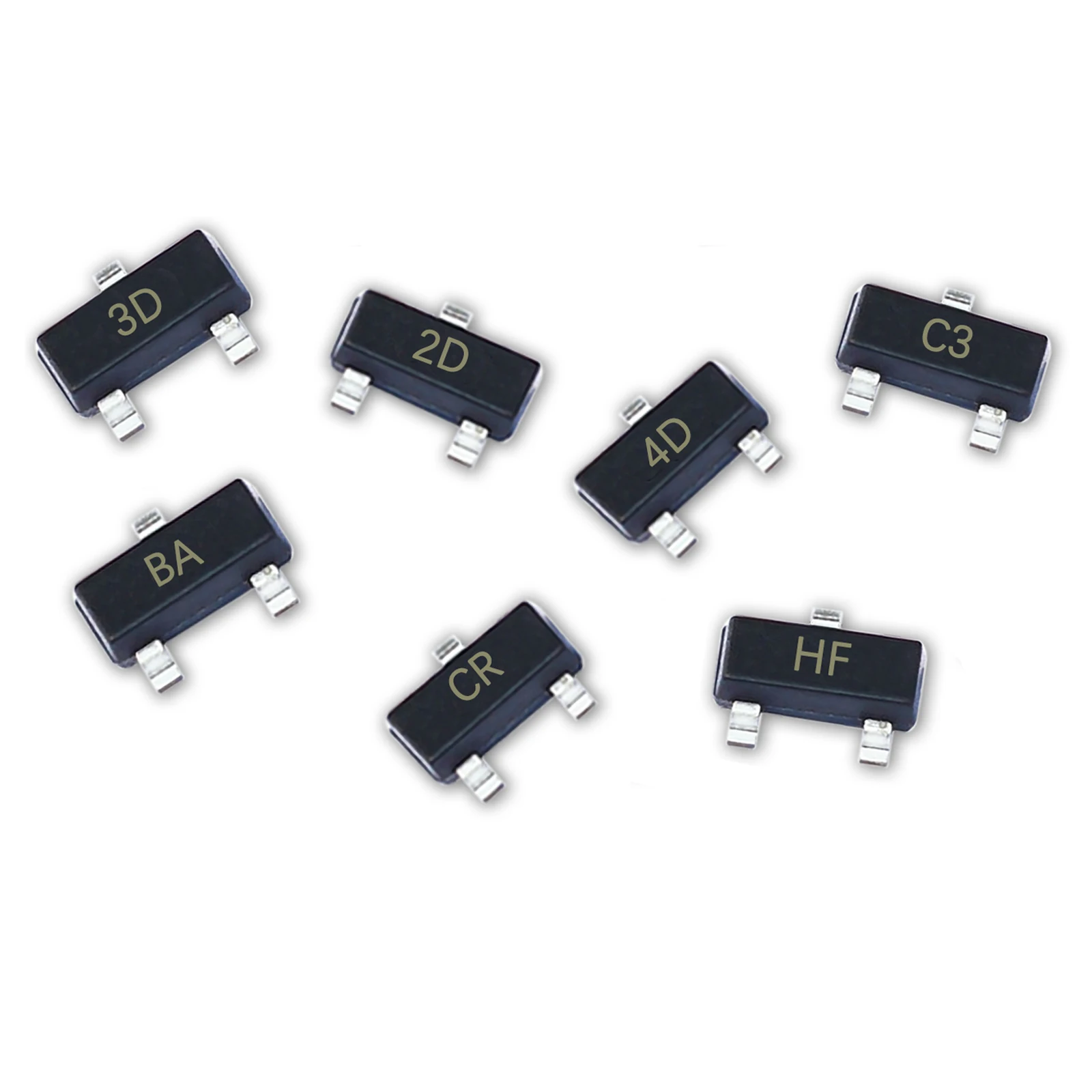 ТРАНЗИСТОР MMBTA44 MMBTA92 MMBTA94 2SA733 2SA1015 2SC945 2SC1815 Mark: 2D 3D 4D упаковка SOT23/SOT89 Полная серия