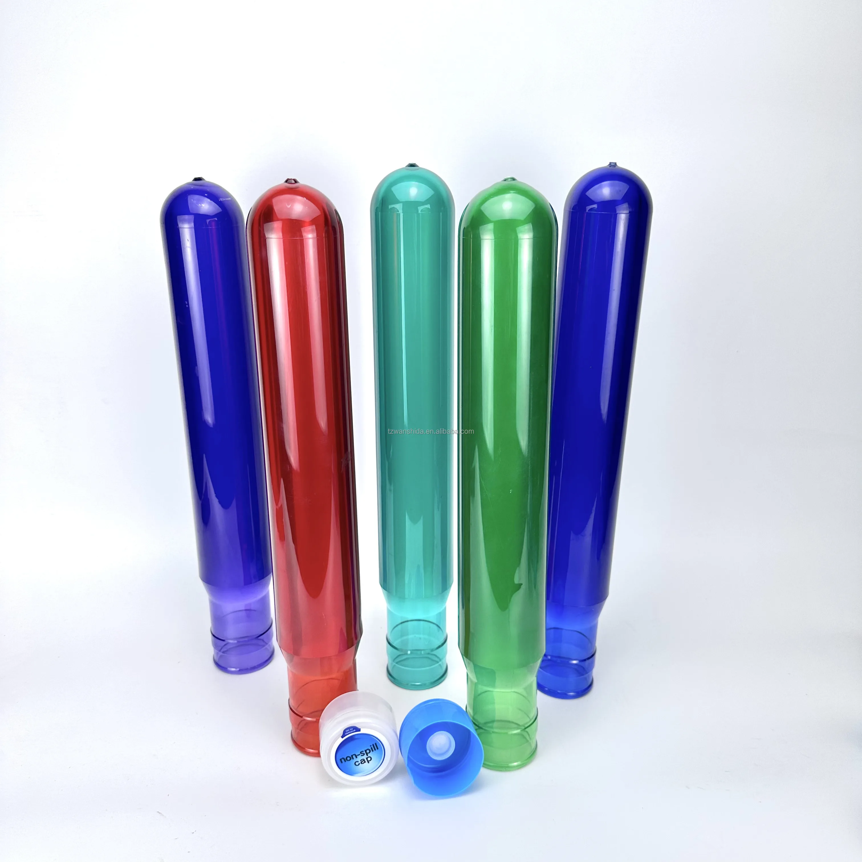 5gallon 700g 730g Blow Moulding Machine 20 Liter  750g Plastic Blue transparent 5gallon PET preform