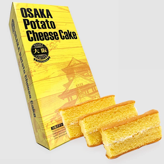 
Japan good selling small cake boxes packaging cheese cake cup for wholesale 