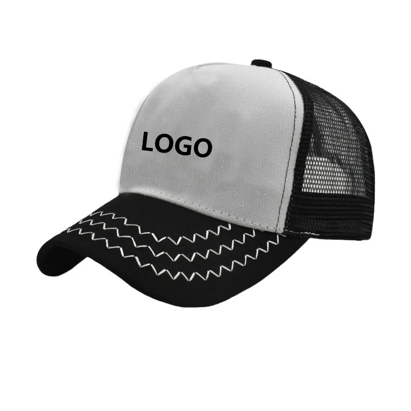 Adult outdoor sport cotton adjustable breathable mesh embroidery bass pro baseball caps for men women