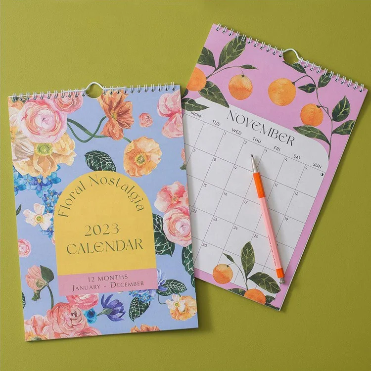 Wholesale Custom Tear Off Business Calendar 2024 New Year Weekly Monthly Planner Daily Large Wall Calendar Printing With Logo