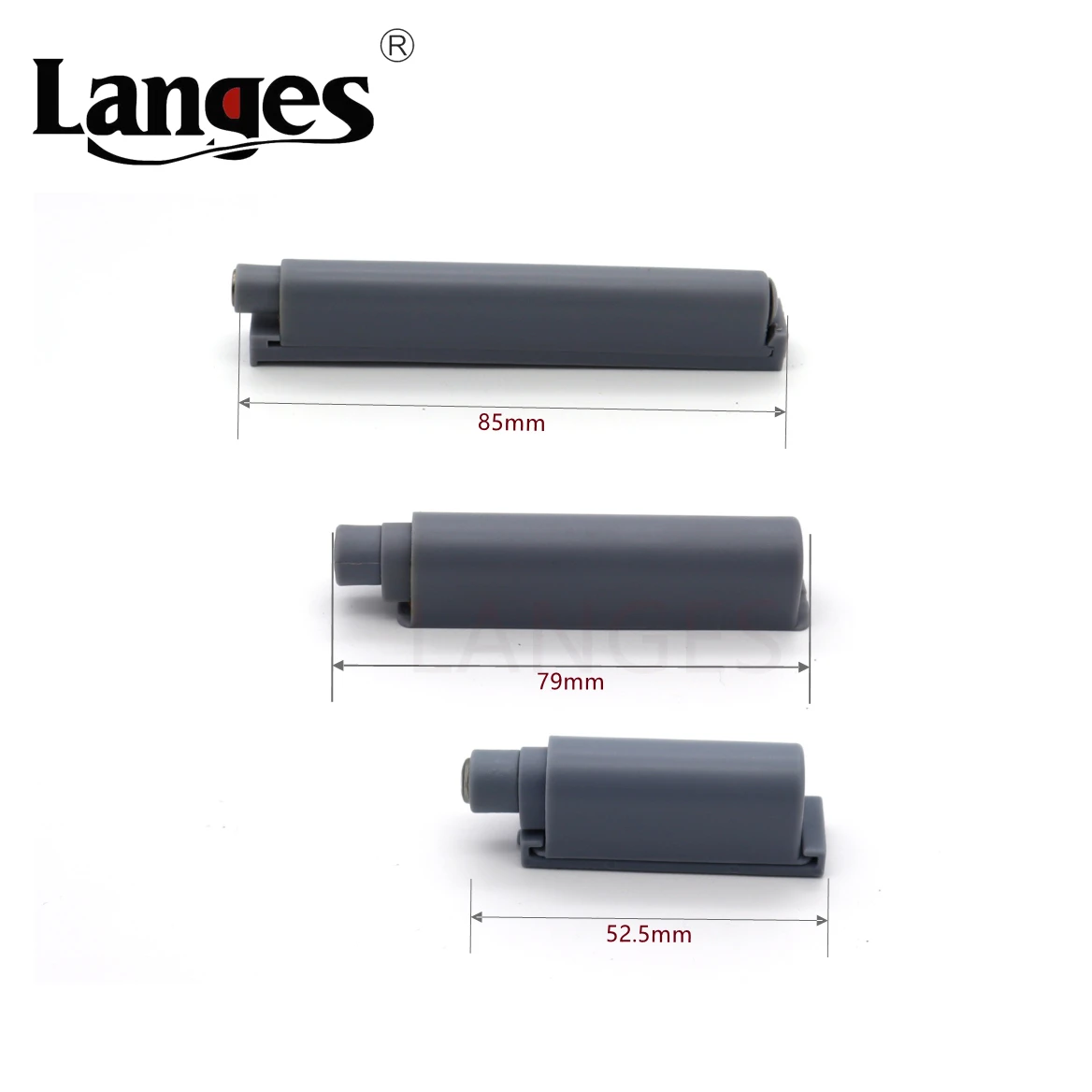 Cabinet Door Rebounder Hinge Lock Buffer System Damper ABS Magnetic Catch Push to Open Latch