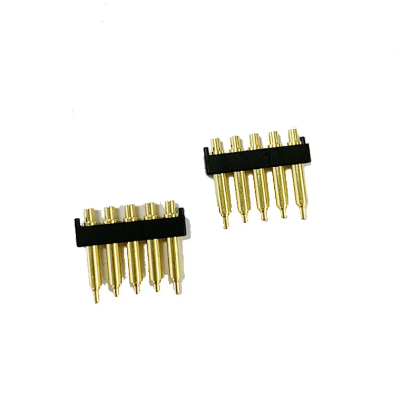 High Current 2.54mm Pitch Female 5 Pin PCB Connector Pogo Pin China factory customization on machine charging port
