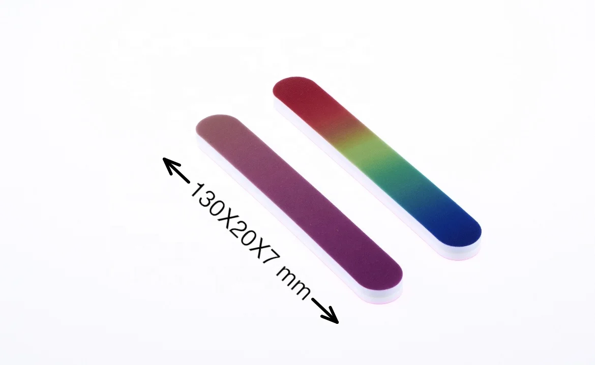 Wholesale Professional Coloful Nail Sponge Buffer Block Buffing Sanding Double Sided Pedicure Manicure Nail Files Tools