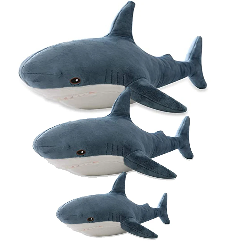 Морские животные плюшевые игрушки акула
