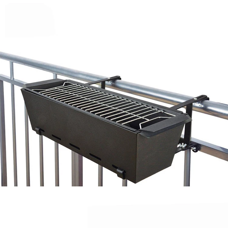Hot Selling Easily Carried Charcoal Barbecue Easily Cleaned Portable Bbq Grill Vertical For Balcony And Garden