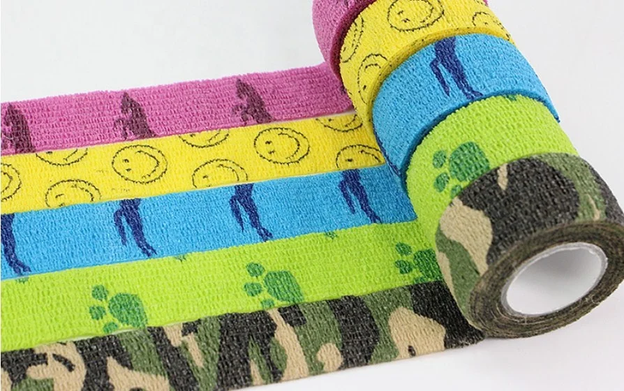 Non Woven Cotton Self Adhesive Manufactures Bulk Wholesale Elastic Cohesive Conforming Gauze Bandage Roll Elastic