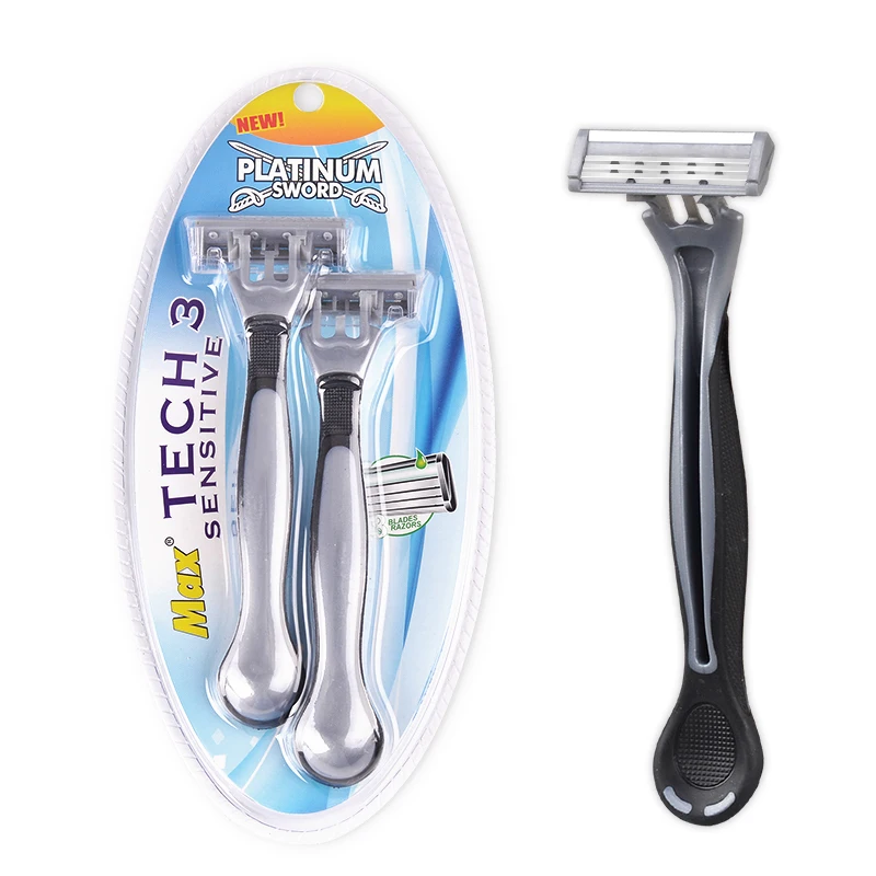 Traditional razor of super stainless steel razor blades and safety razor head for male.