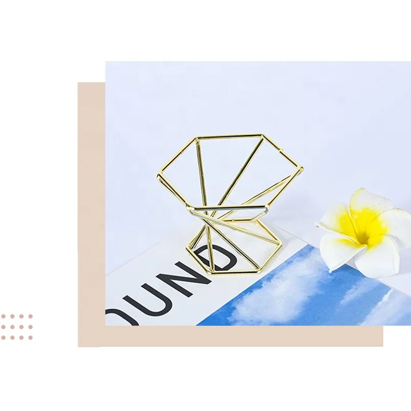 Makeup sponge Storage Rack Gold beauty blender holder