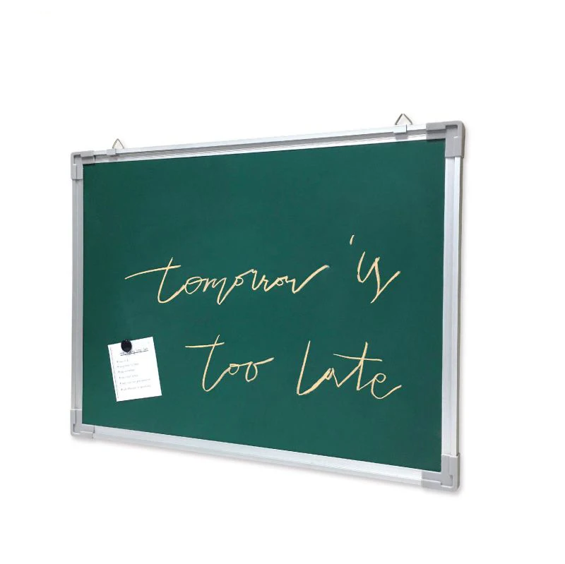 Custom Size Aluminum Frame Writing Blackboard Magnetic School Green Chalkboard