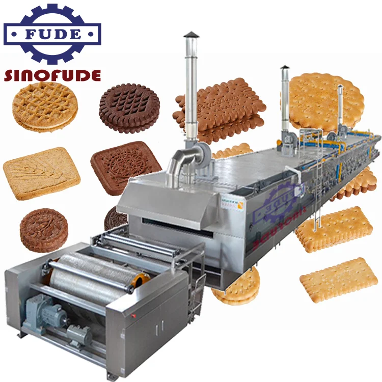 2021 New Annual burst Full automatic Biscuit making machine production line