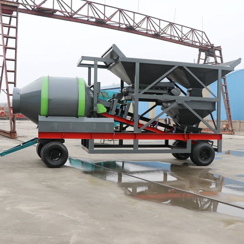 Stationary Asphalt Mixing Plant JZM750 Hot Asphalt Mix Plant Mini Movable Ready Mix Batching Plant
