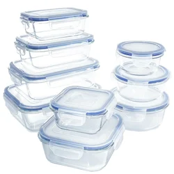 Supplier Wide Mouth Round Borosilicate Glass Storage Jars For Kitchen Canisters Canisters