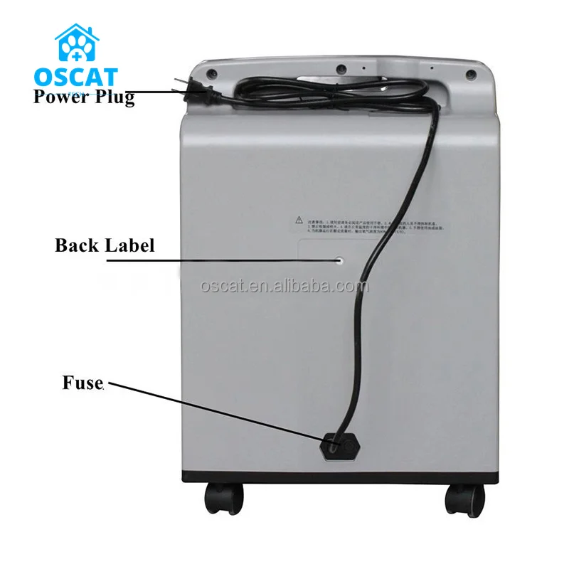 OSCAT  EUR PET Promotion Portable Medical Grade Dual Flow Oxygen-concentrator 5l 10l For Discount