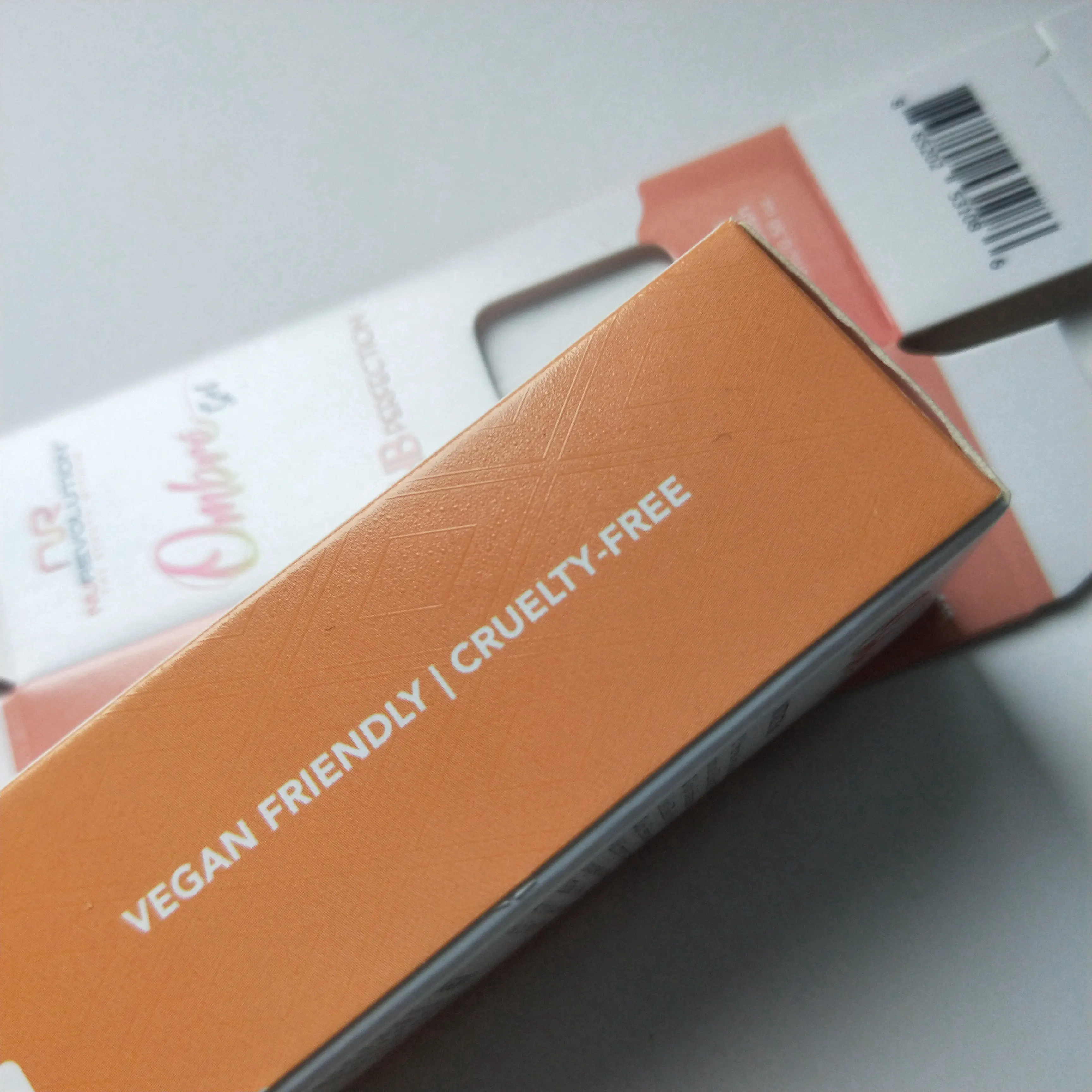 Custom logo uv gel polish boxes packing recyclable folding paper 10ml bottle nail polish packaging box with window