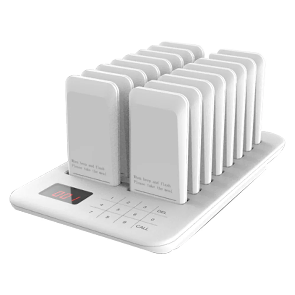 Best Selling Guest Wireless Vibrating Pager Buzzer Queue Paging System For Restaurant