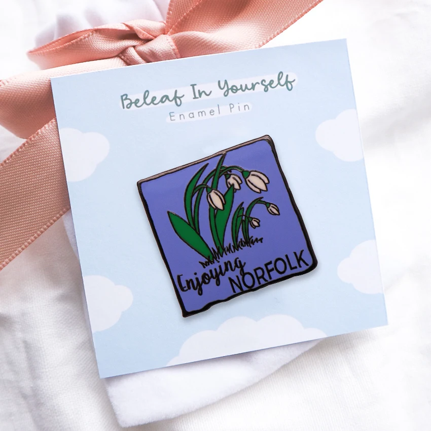 Wholesale Custom Metal Lapel Logo Hat Pin Personalized Flower Tulip Lily Rose Badge Soft Enamel Pins