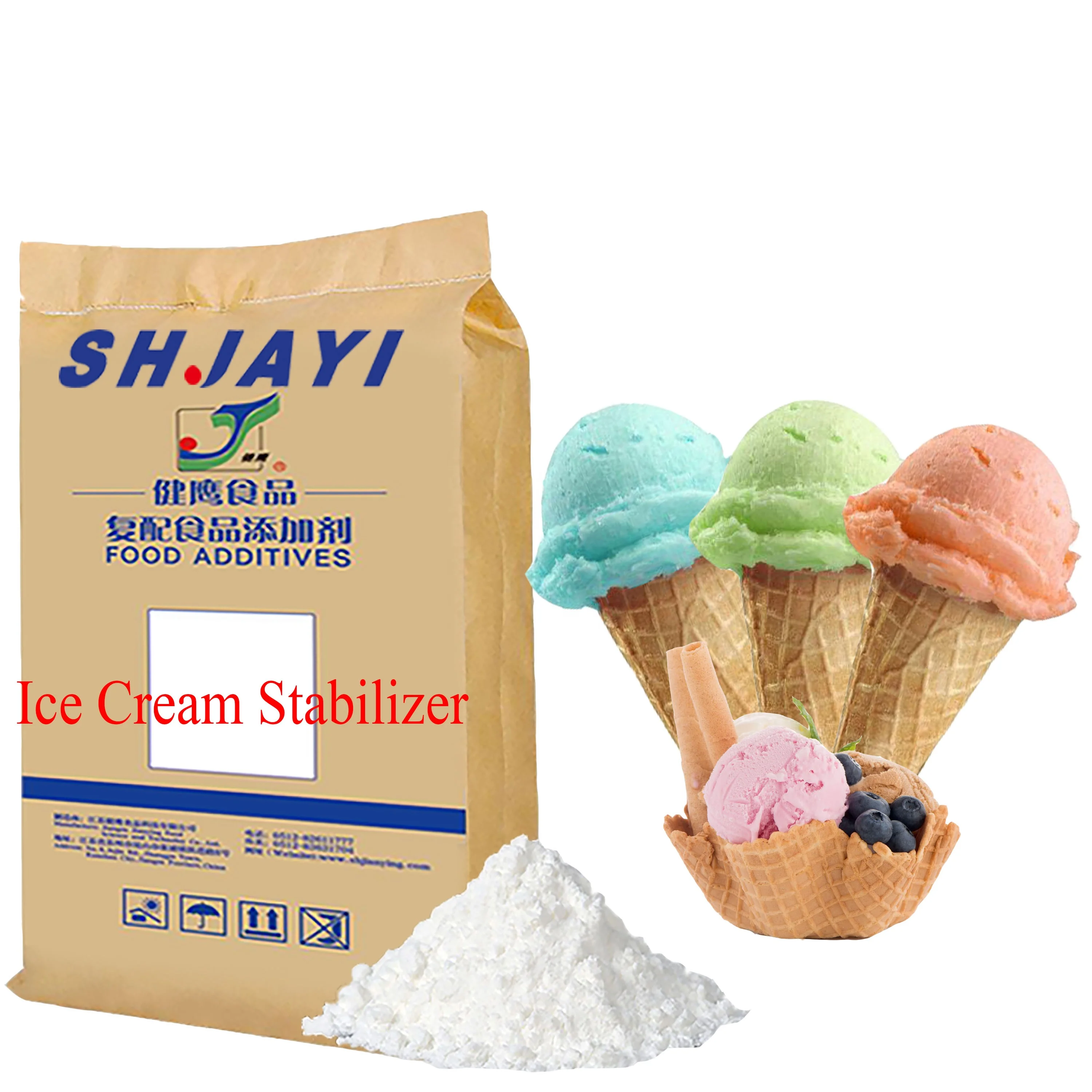 Food Additives Compound Emulsifying Stabilizer Thickener For Ice Cream Beverage
