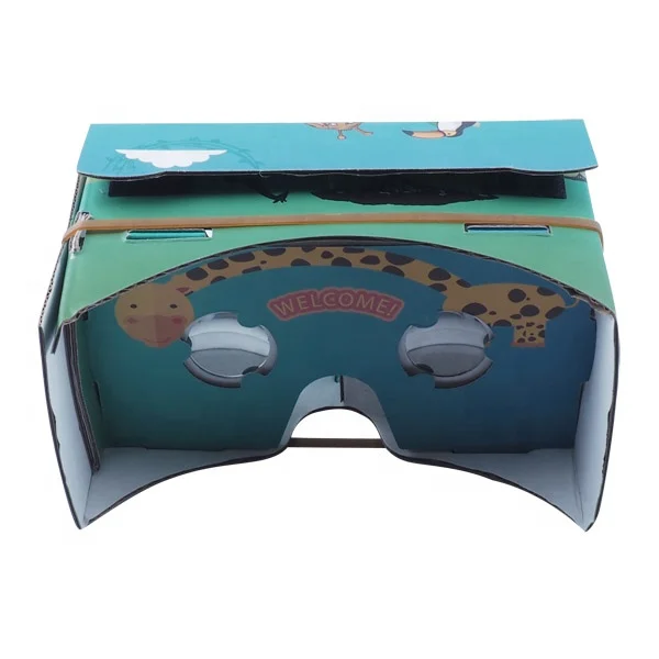 Diy Google Foldable Cardboard 3D Vr Glasses Virtual Reality For Kids Education