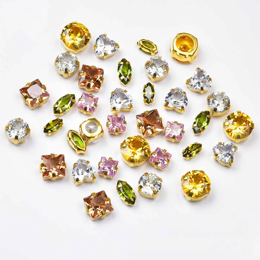 JFS021 Shoes Accessories Handmade Crystal Rhinestone Buckles For Croc Breathable Shoes Decoration Gift