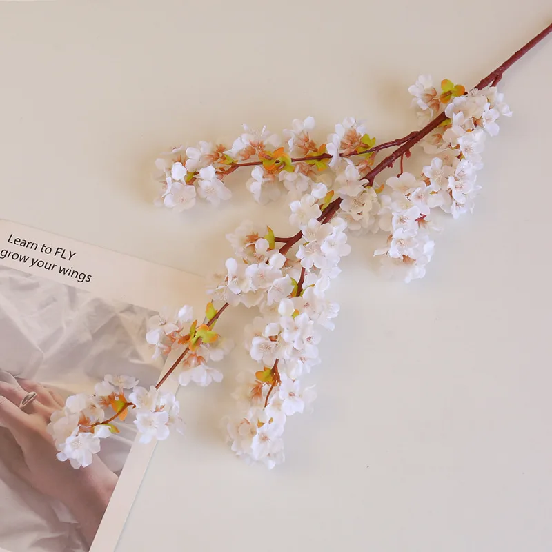 Simulation cherry tree encryption wedding decoration silk flower cherry blossom arch potted cherry branches wholesale festival