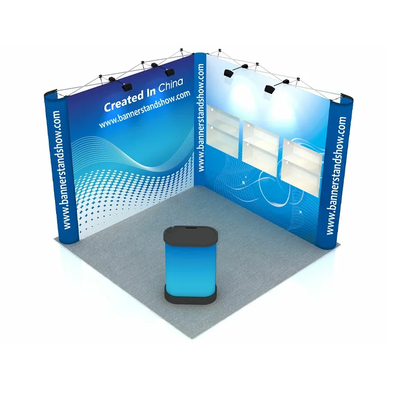 2.3x2.3m Portable LED Light Box Display Stand for Celebrations and Commercial Exhibitions