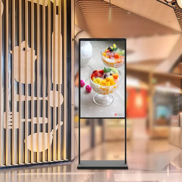 High brightness 65 inch advertising display screen window facing Shop Window screen lcd display