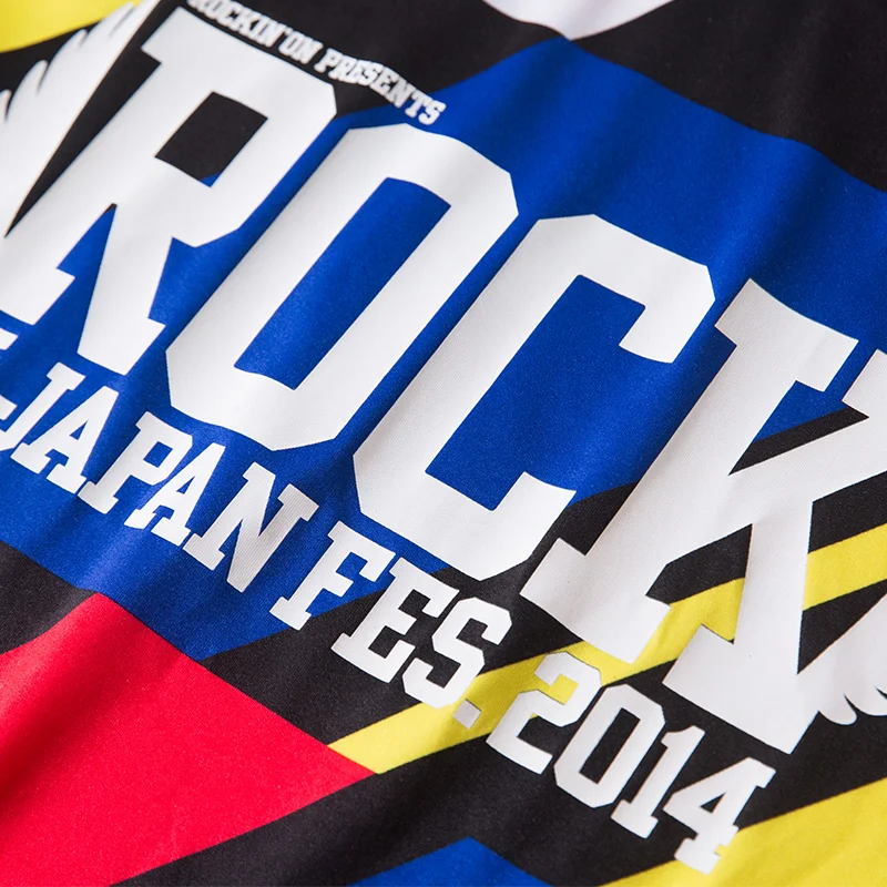 wholesale high quality music festival sublimated t-shirt