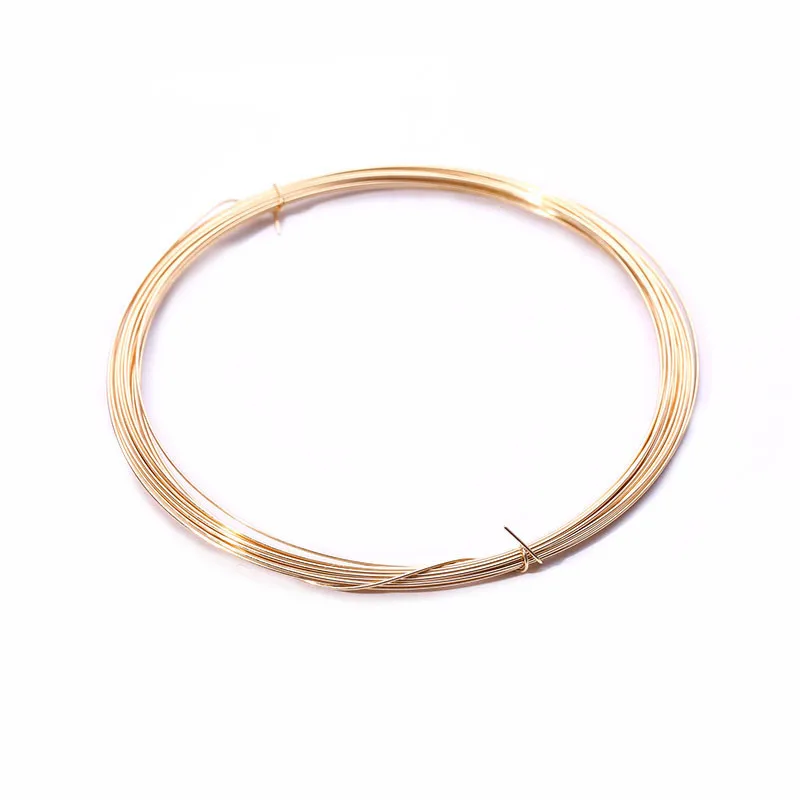Non Tarnish Real 14Kt Gold Filled Wire for DIY Jewelry Making Supplies 4.5 meter/pack