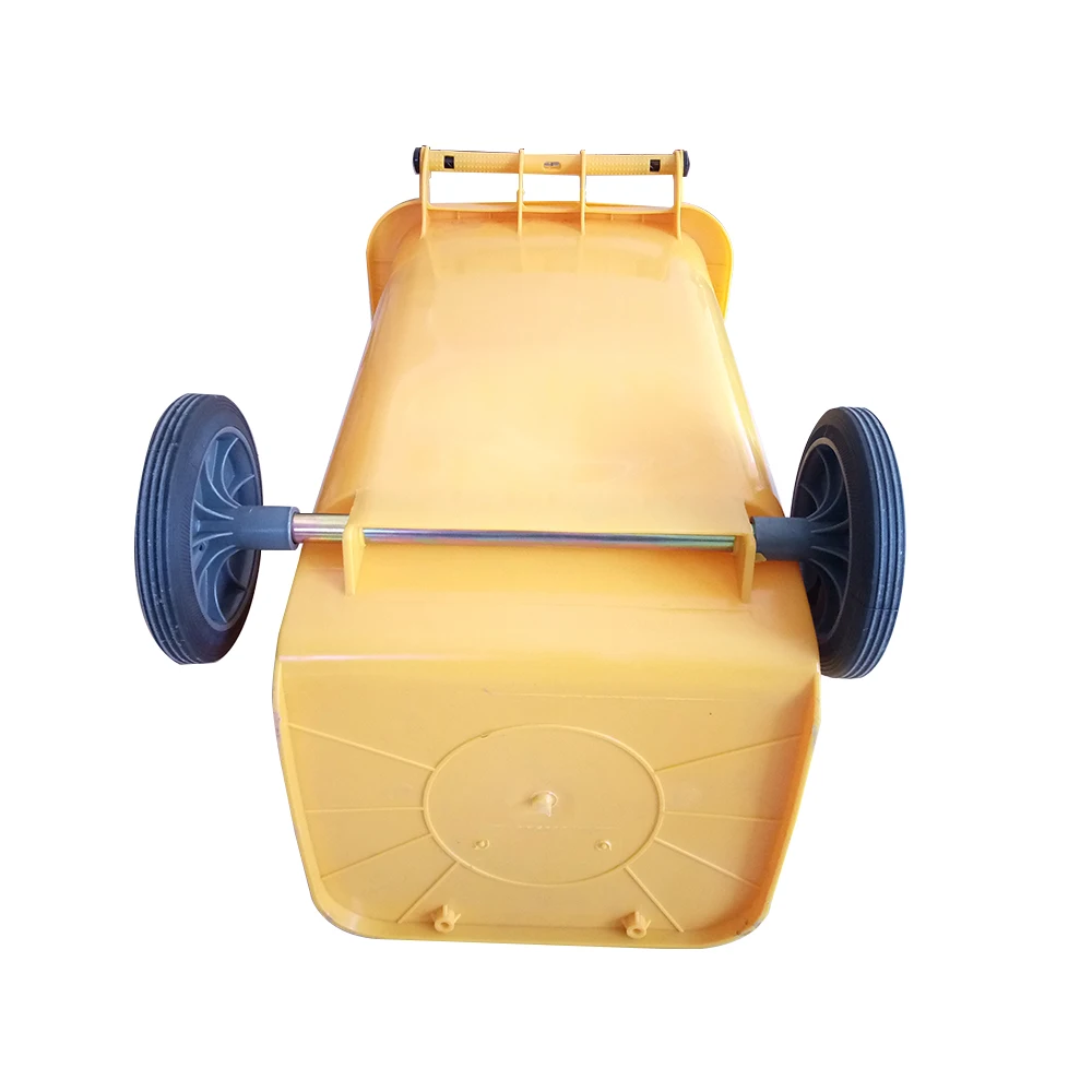 100 Liter Plastic Dustbin Garbage Bin Outdoor Removable Trash Can Waste Bins With 2 Wheels