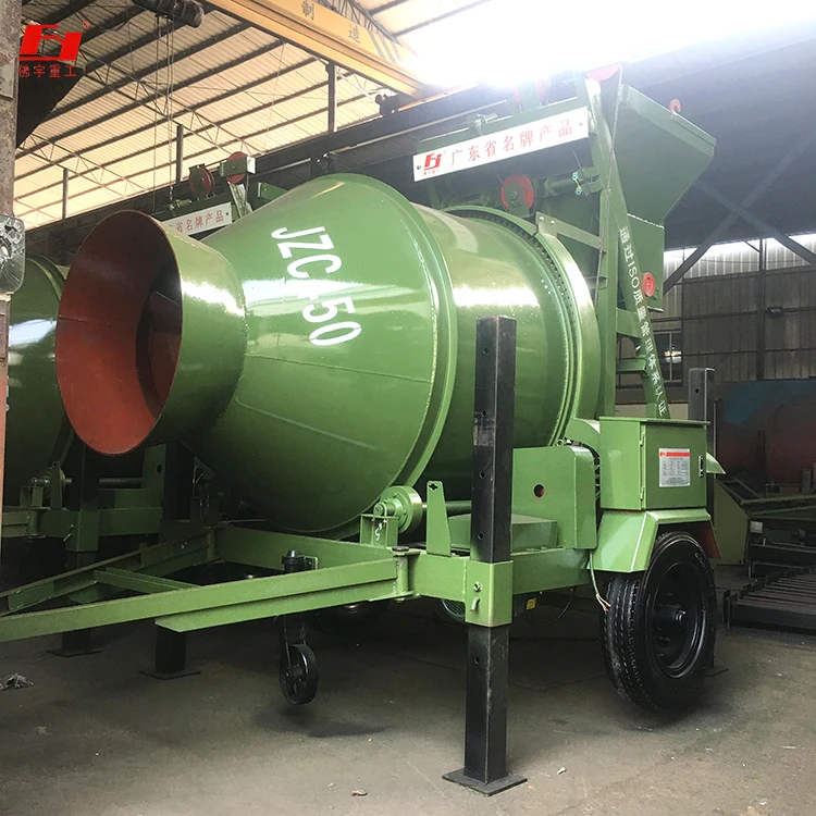 Free custom concrete mechanic mixing equipment  precast concrete equipment Easy Installation JZC450 concrete cheap mixer
