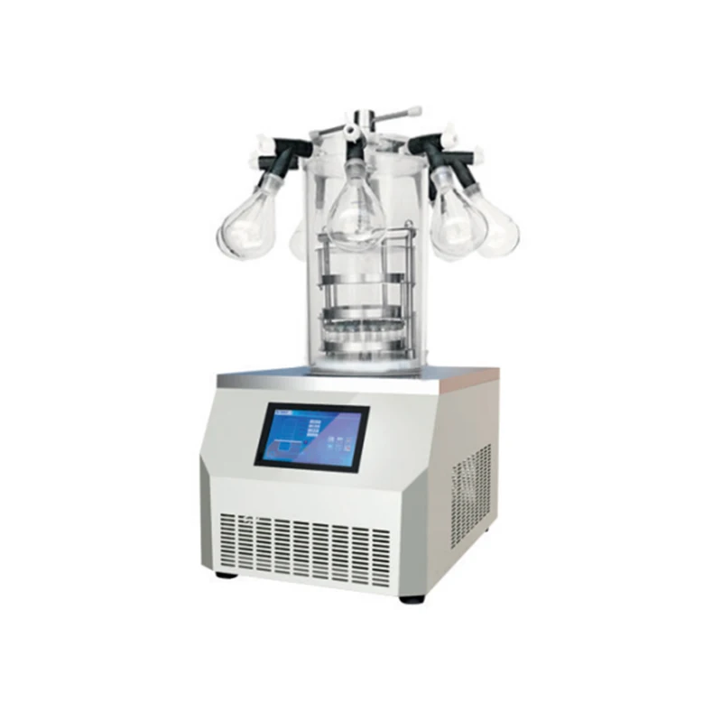 NADE LGJ-10B Transparent Bell Type Drying Chamber Top Press Freeze Dryer Freeze Drying For Sale