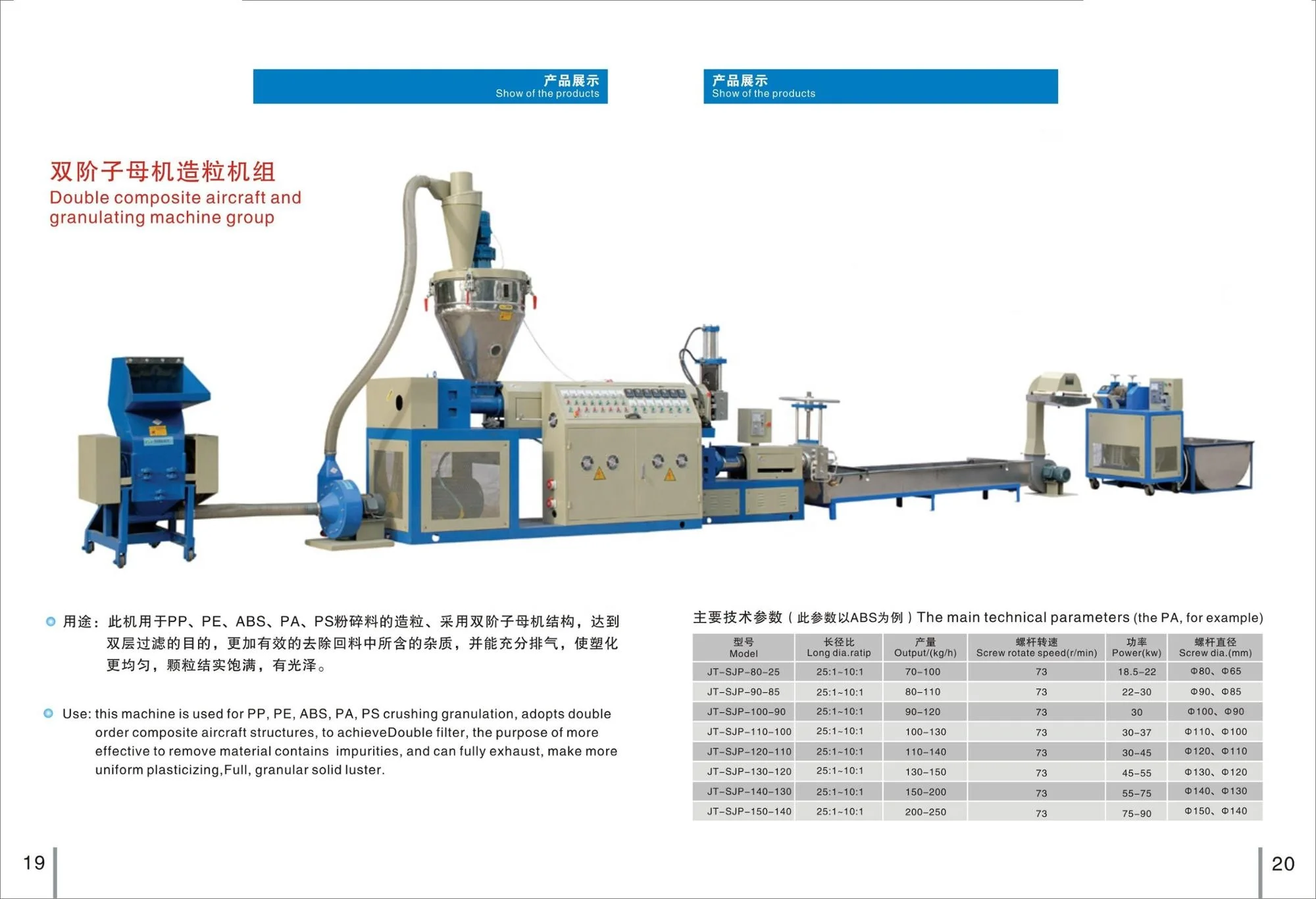 
PET bottle recycling machines line special 