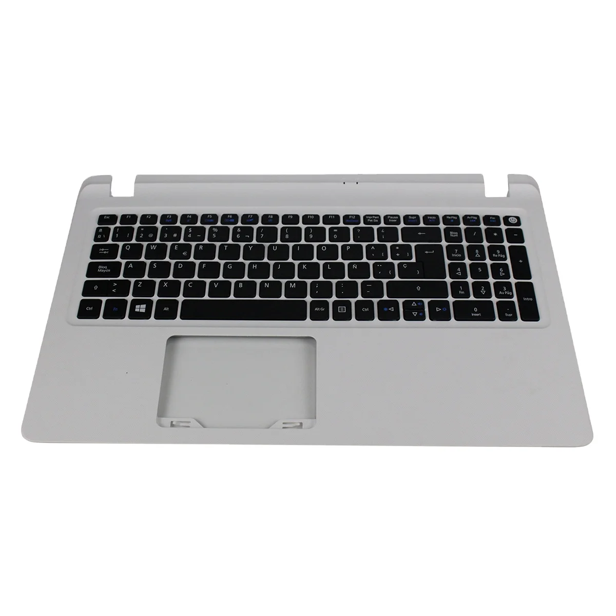 Spain Replacement Laptop white Keyboard With TopCase for acer ES1-523 Notebook Keyboard C cover