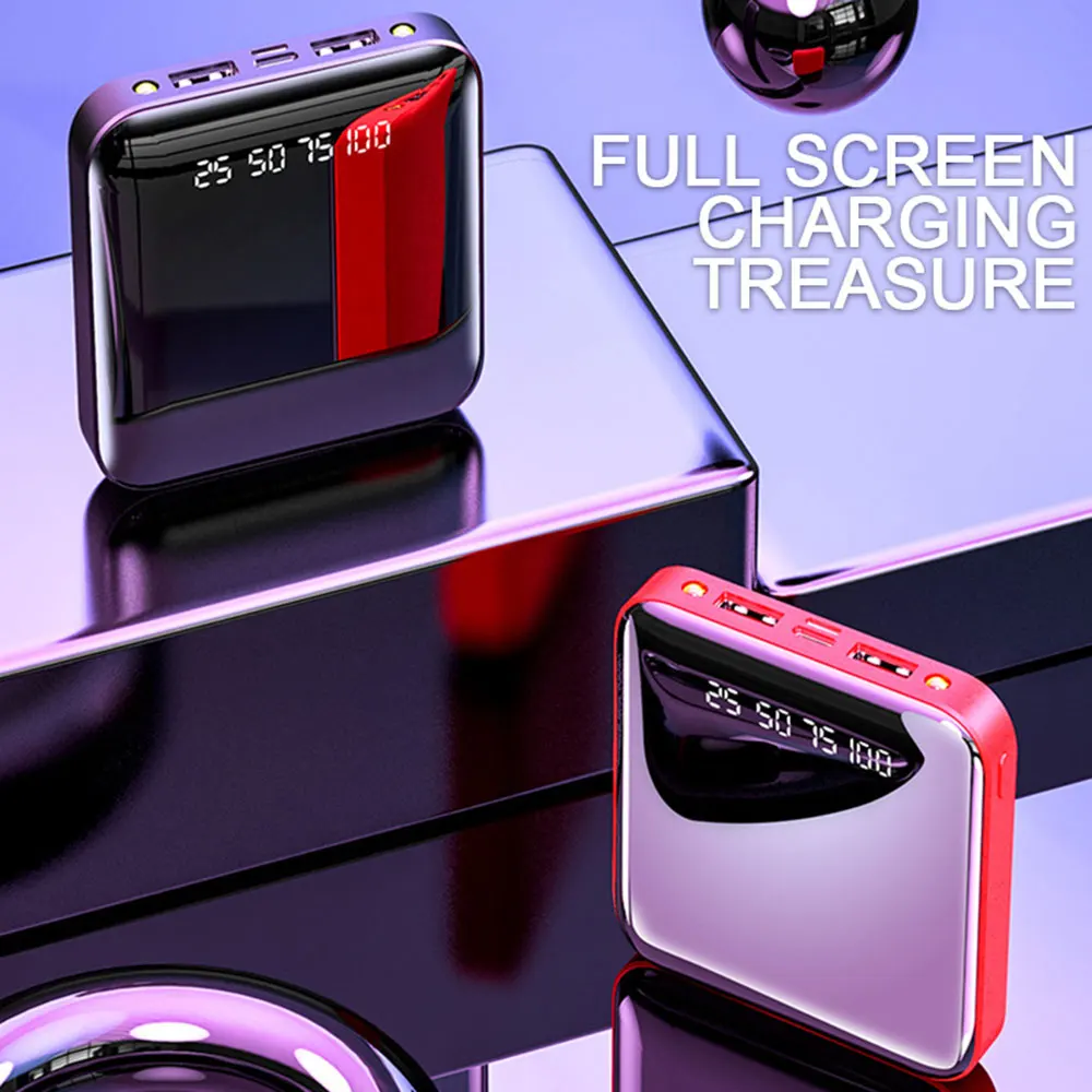 free shipping products custom flashlight led 10000 mah powerbank 20000 mah pawar bank battery 20000 mah mirror powerbank mini