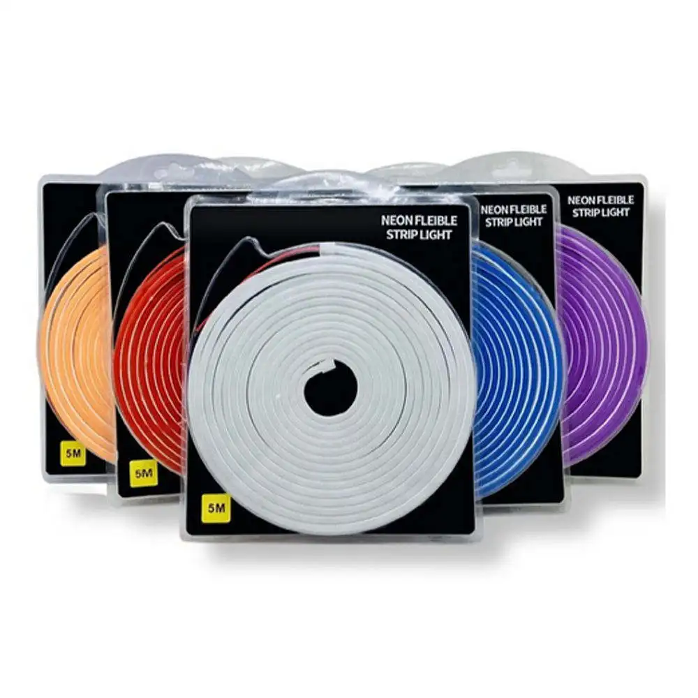 12V Ws2811 Ws2812B Neon Lights 10 Meters Multi Color Addressable Rgb Led Neon Rope Flex Light