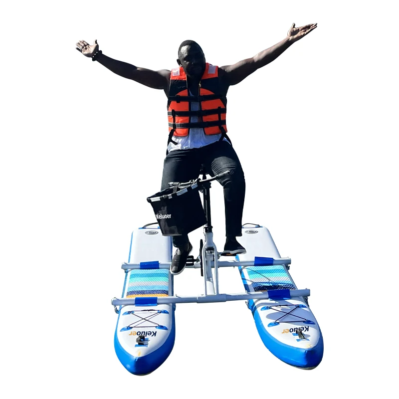 New Trendy Hydrofoil inflatable floating cycle sea water pedal bike exercise sports bike boat
