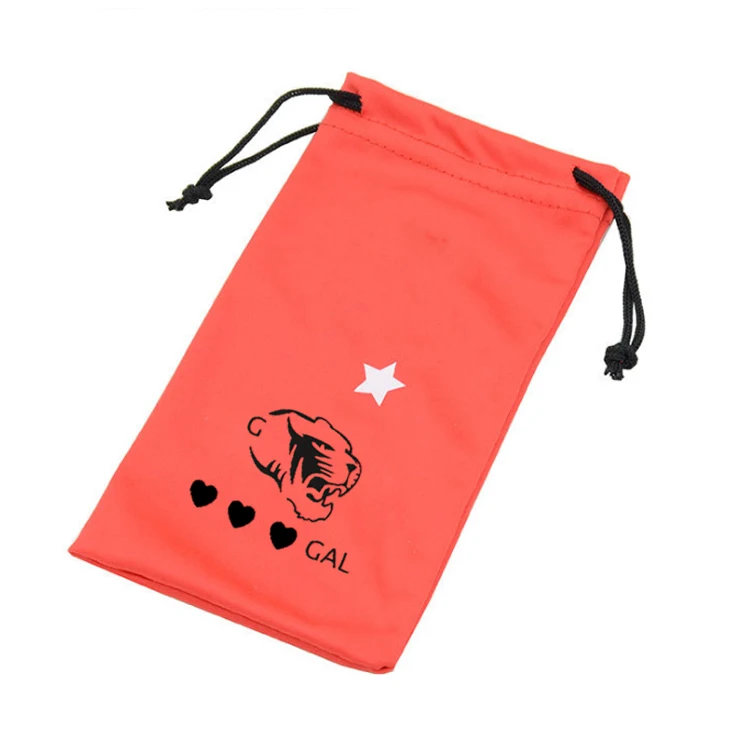 Promotional Customized Logo Microfibre Sunglasses Pouch, Glasses Pouch, Eyewear Pouch