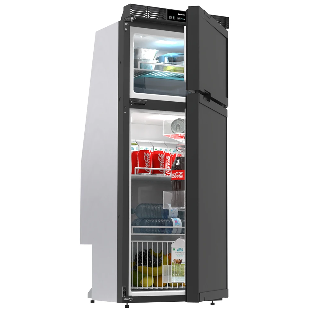 12v DC 110v 240v AC RV van Camper Motorhome fridge for factory price and hot sale