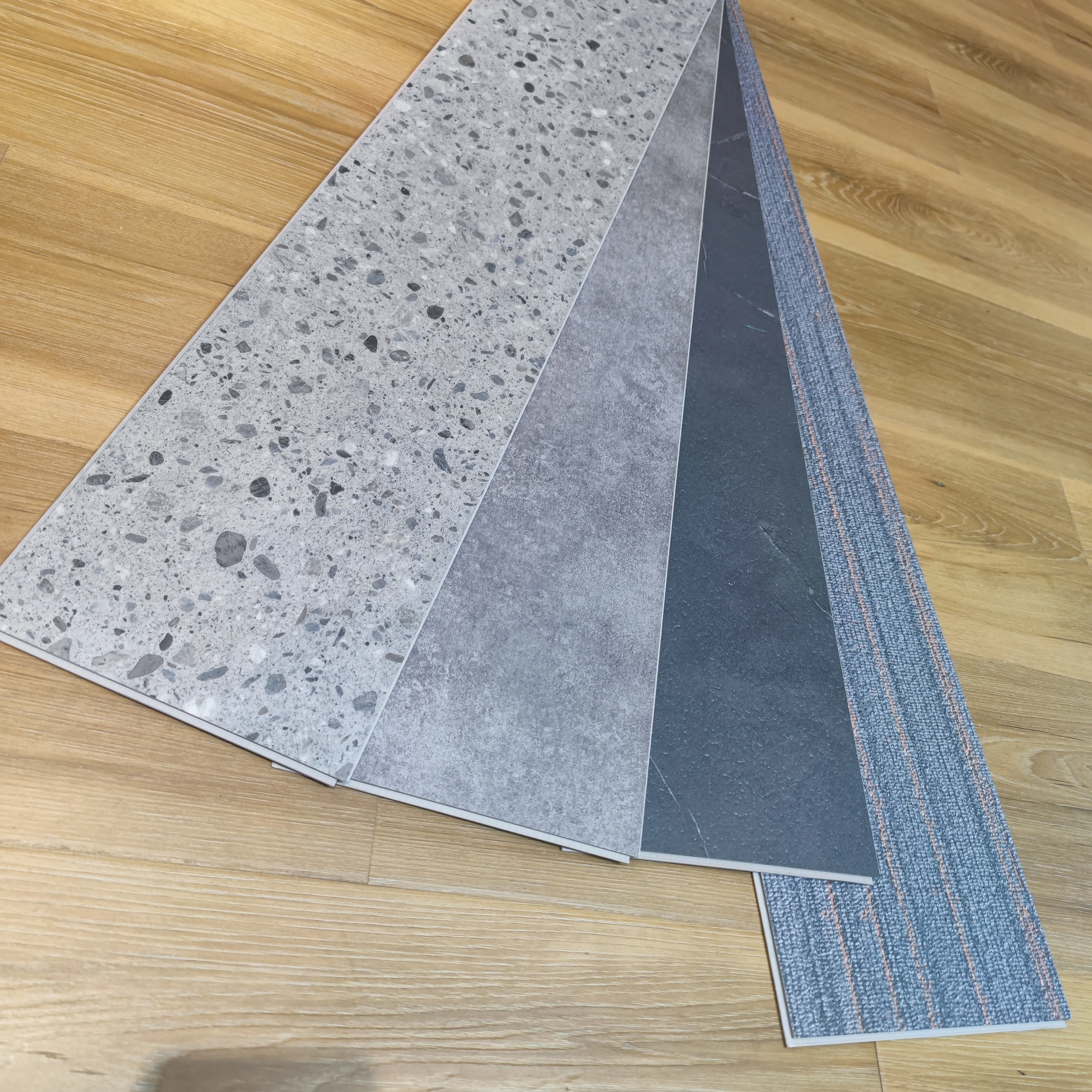 TAP & GO New Style Floor Vinyl Plastic Wood Grain Spc Click Flooring Peel and Stick