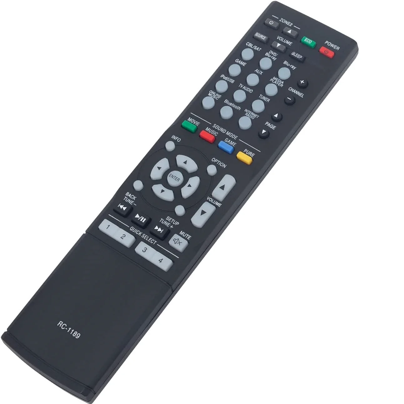 Replaced  AV Receiver Remote RC-1189 fit for Denon AVR-S700W AVR-S710W AVR-S720W AVR-X1100W AVR-X1200W
