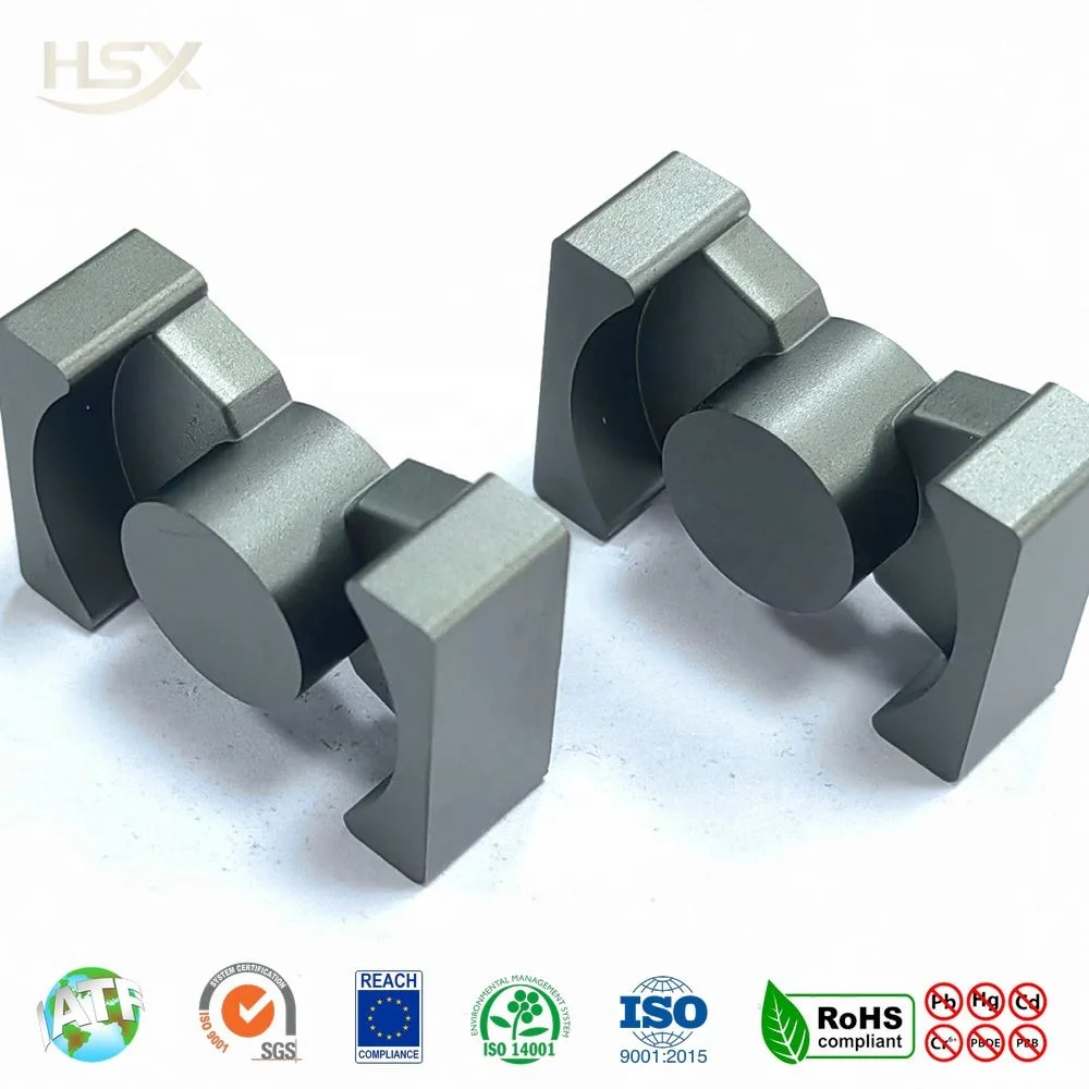MnZn PQ Type Magnetic Soft Ferrite Core PQ2720 for filters,inductors,transformers, sensors, power converters with low loss