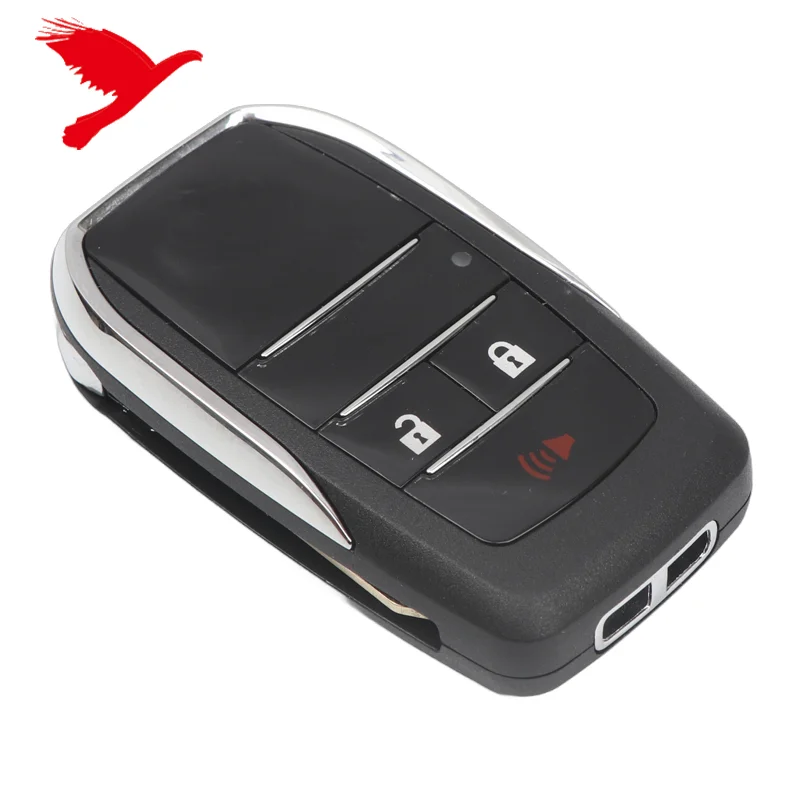 Car Modified Flip Folding Remote Blank G-Key Shell For Toyota 4Runner 2014-2023, Tacoma 2016-2023